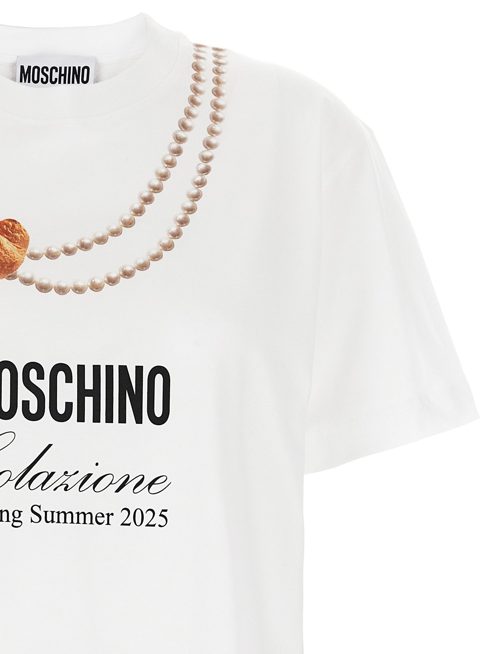 Moschino 'Colazione' T-Shirt Size XXS / US 00 / IT 34 - 3 Thumbnail