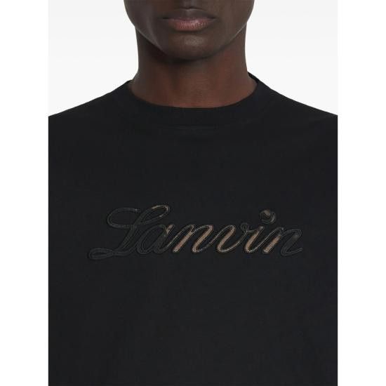 Lanvin LANVIN Men T-Shirts RM TS0115 J171 P25 10 BLACK Size US M / EU 48-50 / 2 - 3 Thumbnail