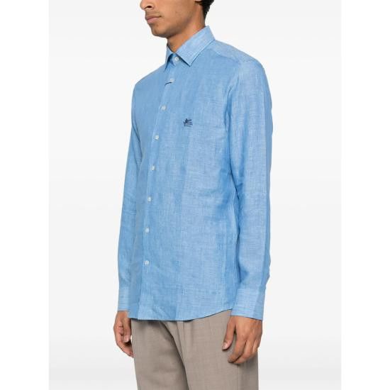 Etro ETRO Men Long Tops 99TU3D1 MRIB0002 B0482 BLUE Size US M / EU 48-50 / 2 - 2 Thumbnail