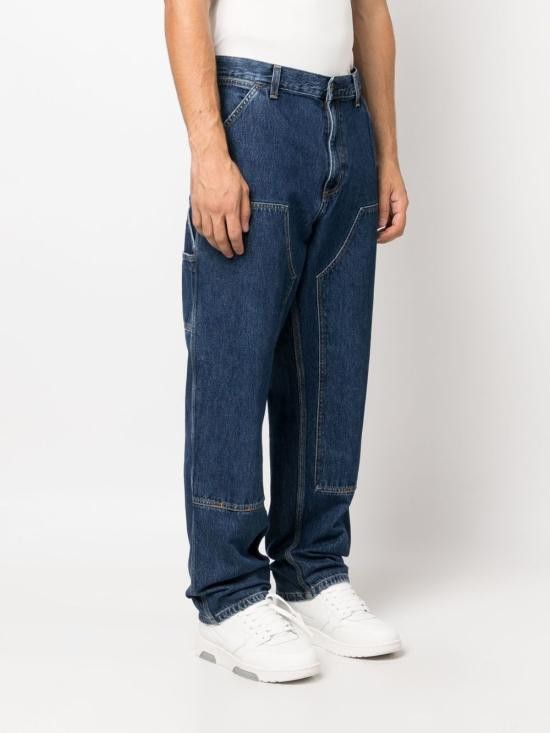 Carhartt Wip CARHARTT WIP Men Denim Pants I032699 0106 Blue Size US 33 - 4 Thumbnail