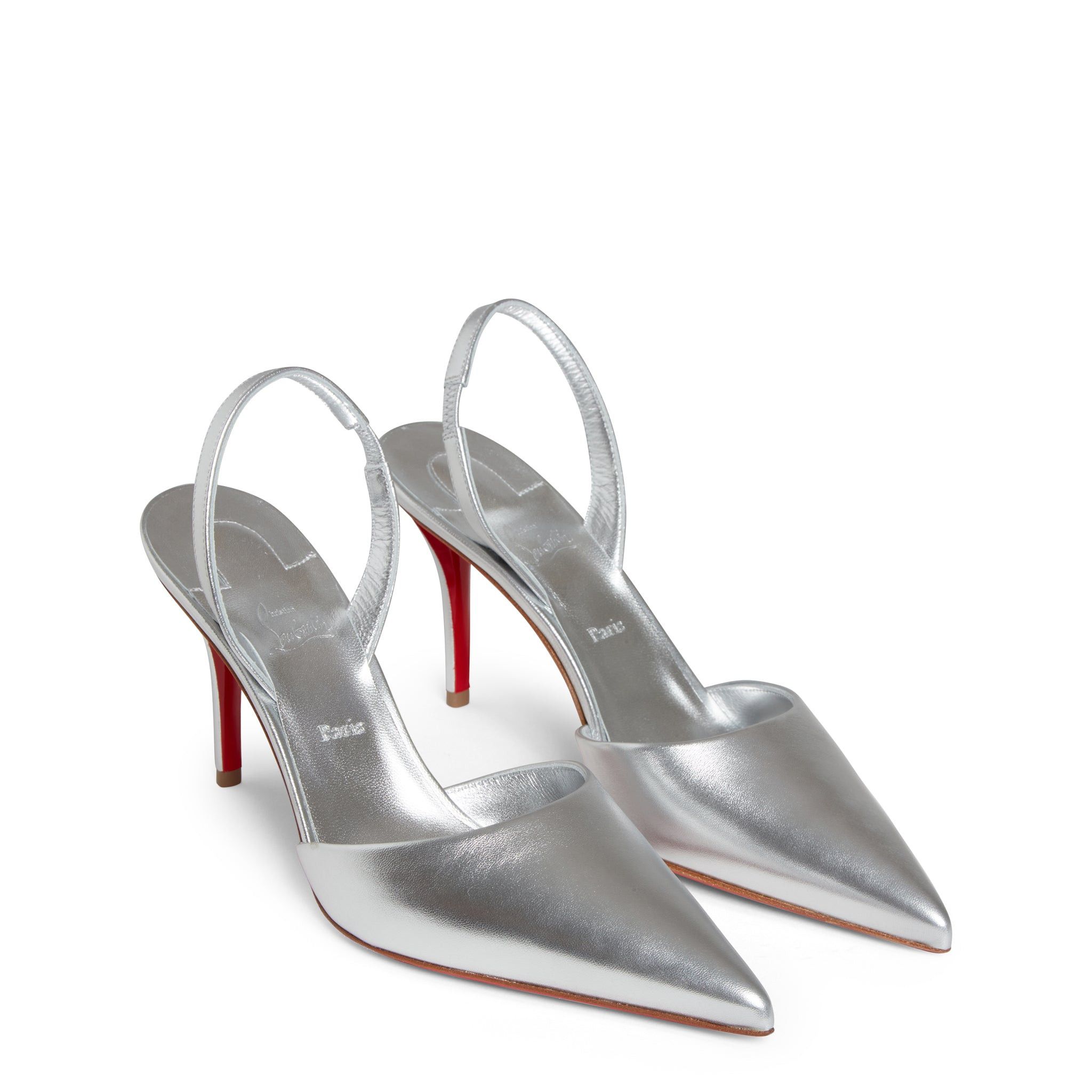 Christian Louboutin Apostropha Sling 80mm Size US 8.5 / IT 38.5 - 2 Thumbnail