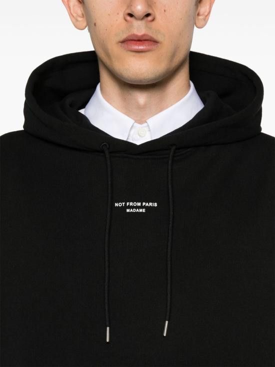 Drole De Monsieur DROLE DE MONSIEUR Men Hoodies PERMHO161 CO127BLACK Black Size US S / EU 44-46 / 1 - 3 Thumbnail