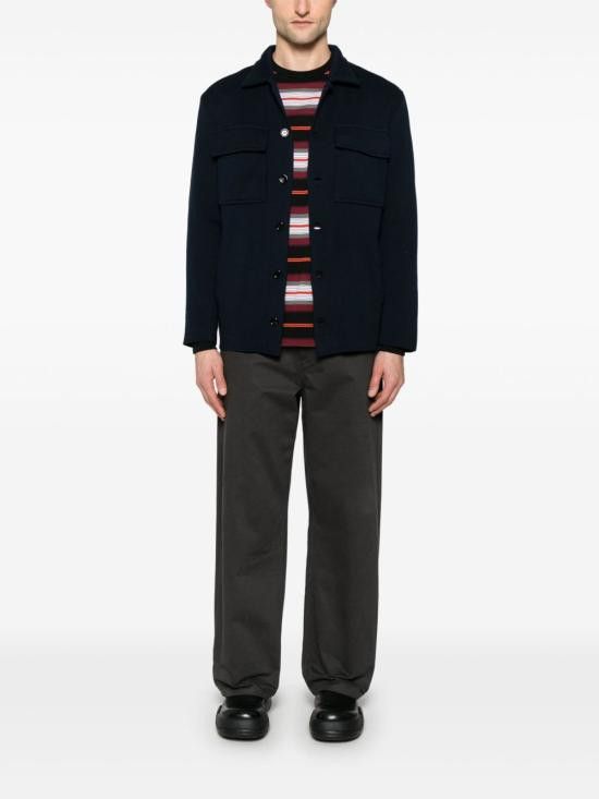Lardini LARDINI Men Long Tops ESLJM85 ES64000850 Blue Size US XXL / EU 58 / 5 - 5 Thumbnail