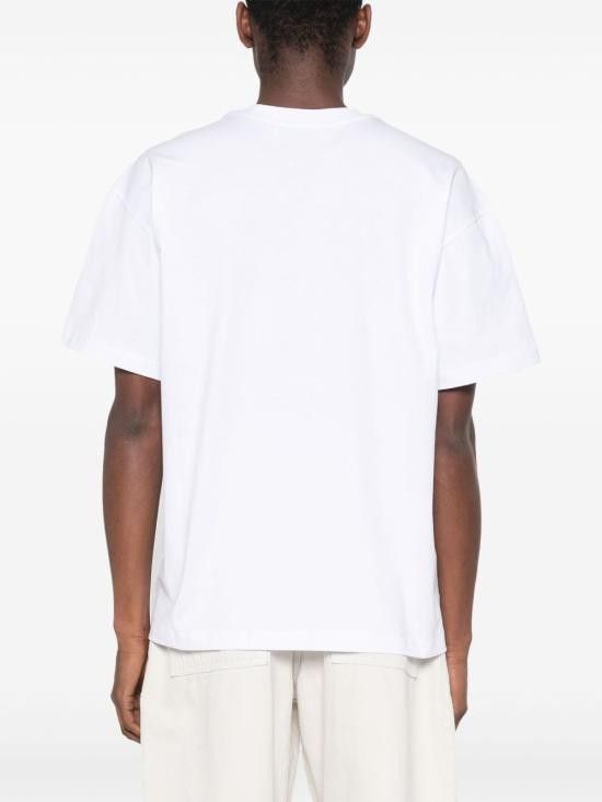 MSGM MSGM Men T-Shirts 3840MM109 25700201 White Size US L / EU 52-54 / 3 - 2 Thumbnail