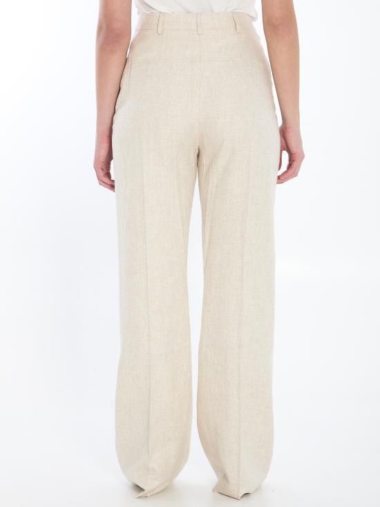 Jacquemus JACQUEMUS Women Straight Pants 243PA003 BEIGE Size 28" / US 6 / IT 42 - 4 Thumbnail
