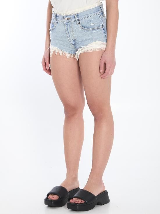 Alexander Wang ALEXANDER WANG Women Shorts & Burmudas 4DC2254709 PURPLE Size 28" / US 6 / IT 42 - 2 Thumbnail
