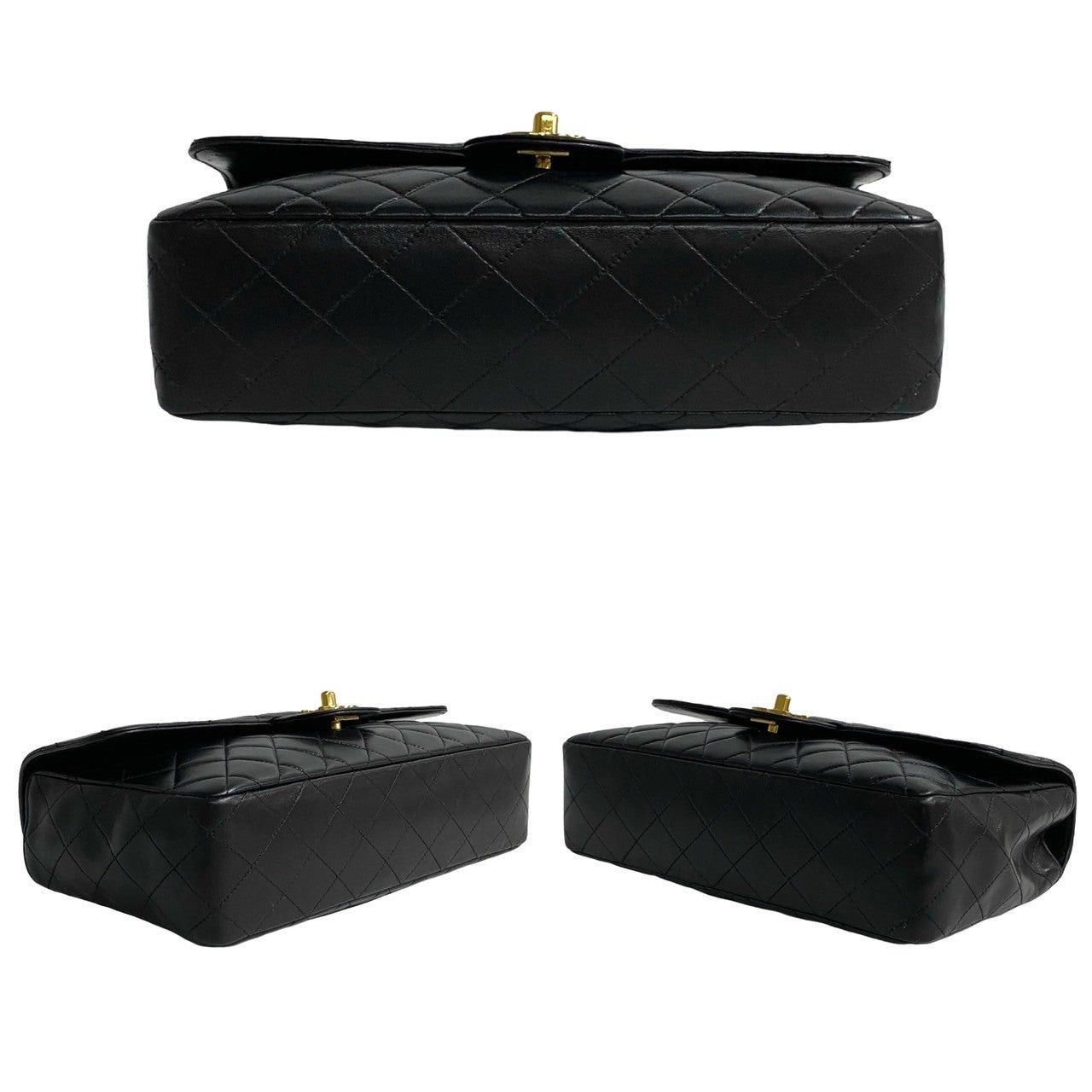 Chanel Chanel Handbag Black Leather Size ONE SIZE - 6 Thumbnail