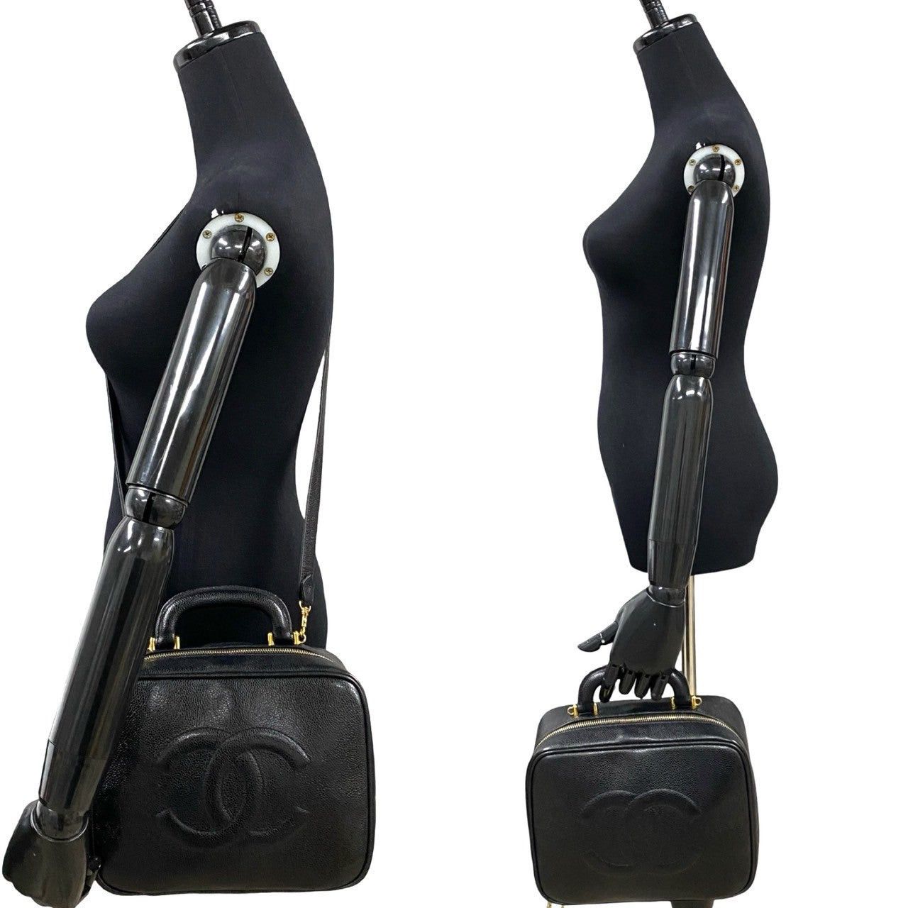 Chanel Chanel Shoulder Bag Black Leather Size ONE SIZE - 2 Thumbnail