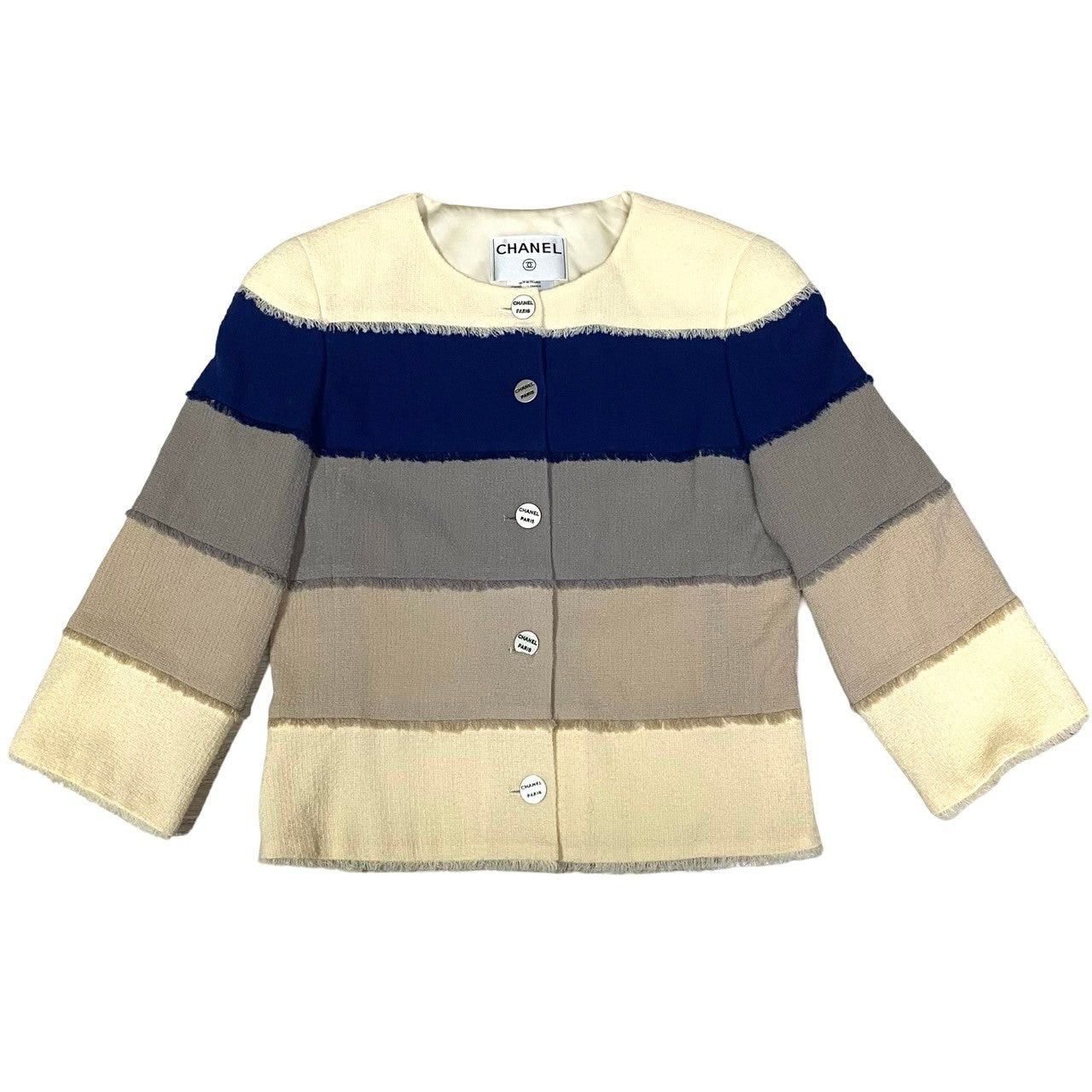 Chanel Chanel Blue Wool Size ONE SIZE - 4 Thumbnail