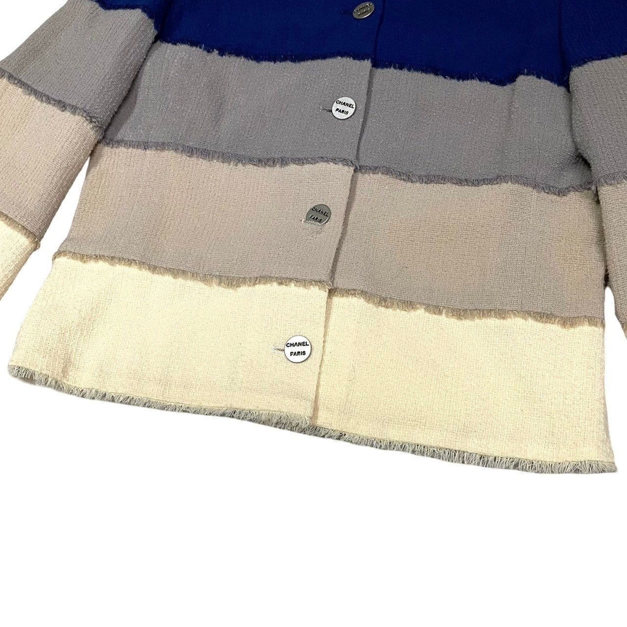 Chanel Chanel Blue Wool Size ONE SIZE - 9 Thumbnail