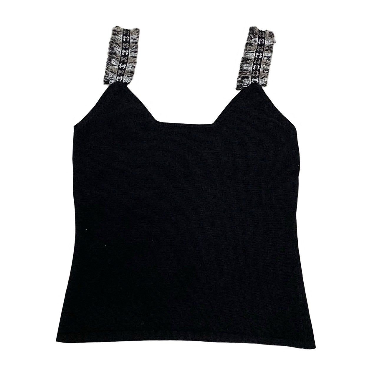 Chanel Chanel Black Cashmere Size ONE SIZE - 9 Thumbnail