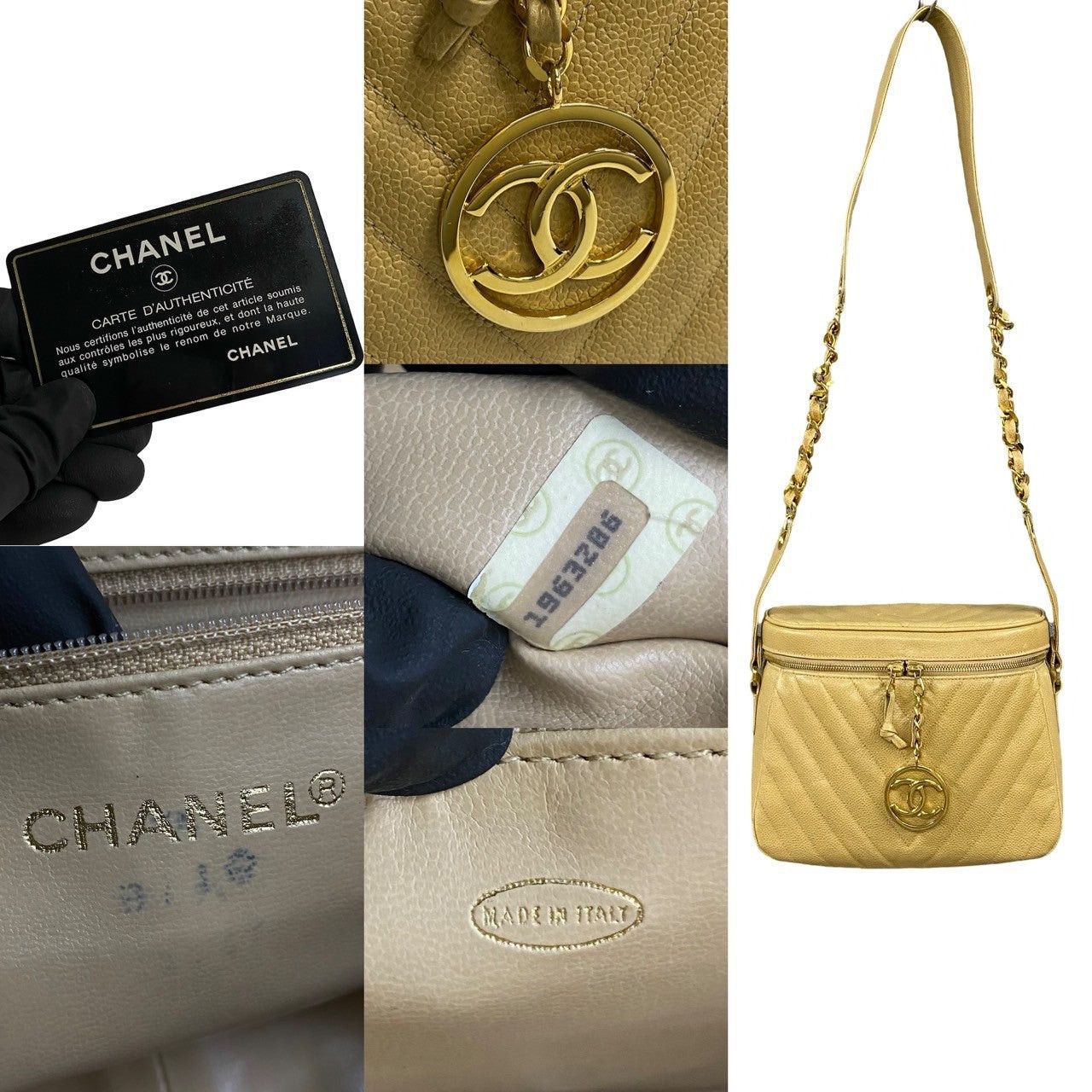 Chanel Chanel Shoulder Bag Neutrals Leather Size ONE SIZE - 3 Thumbnail
