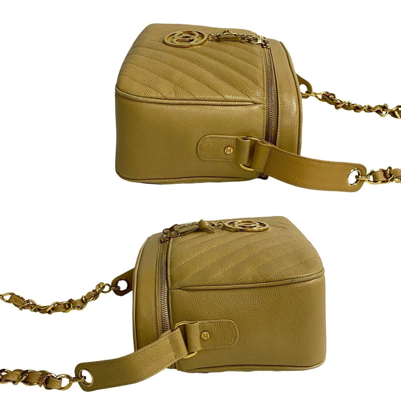 Chanel Chanel Shoulder Bag Neutrals Leather Size ONE SIZE - 5 Thumbnail