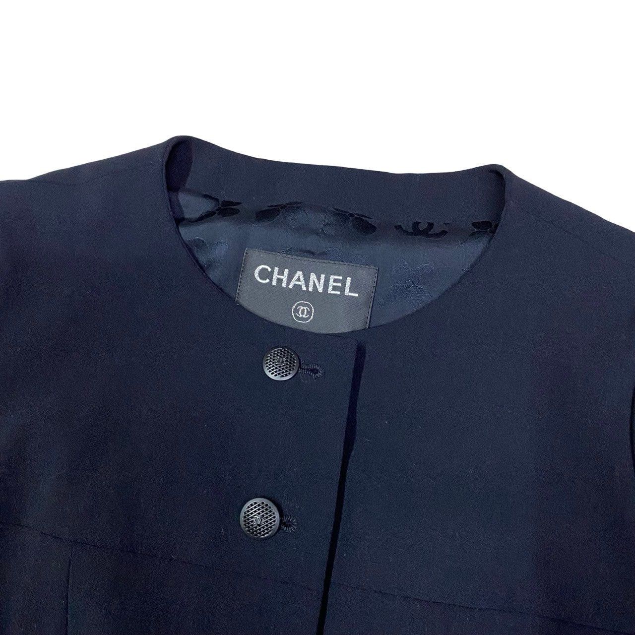 Chanel Chanel Black Silk Size ONE SIZE - 7 Thumbnail