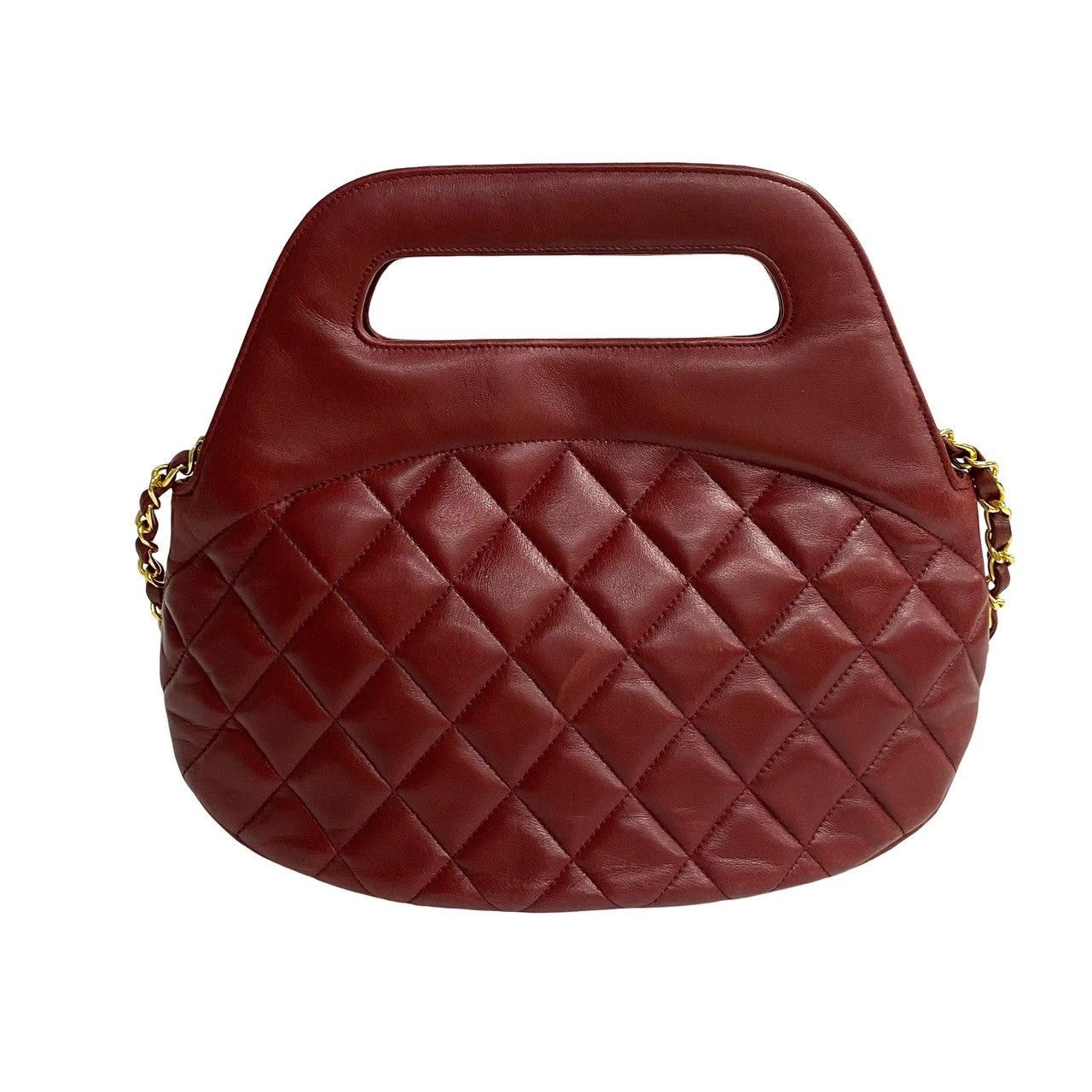 Chanel Chanel Shoulder Bag Red Leather Size ONE SIZE - 4 Thumbnail