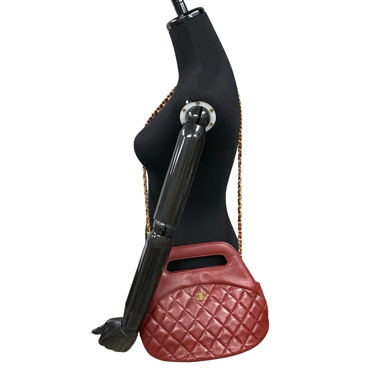 Chanel Chanel Shoulder Bag Red Leather Size ONE SIZE - 2 Thumbnail