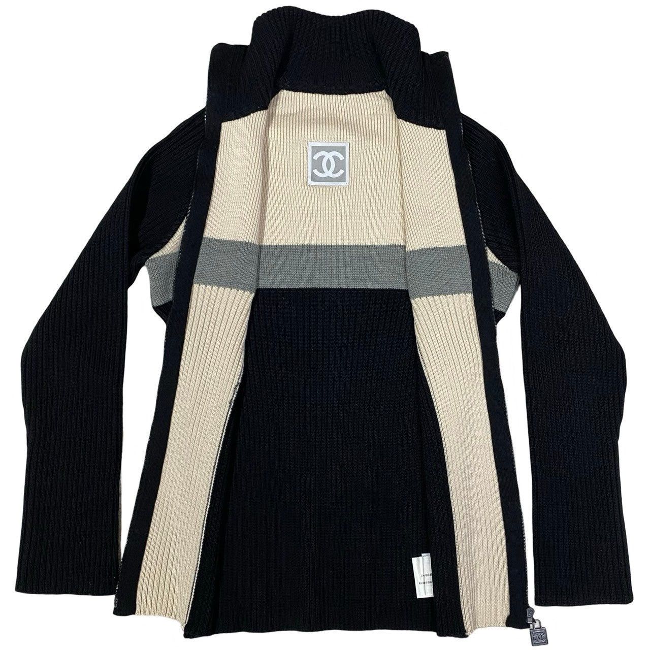 Chanel Chanel Black Wool Size ONE SIZE - 4 Thumbnail