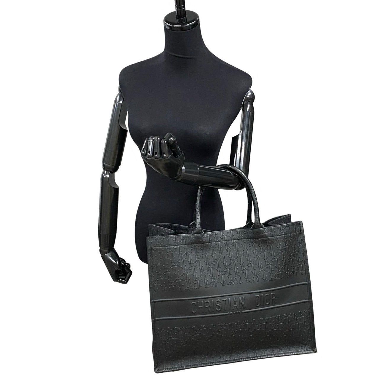 Dior Dior Tote Bag Black Leather Size ONE SIZE - 2 Thumbnail