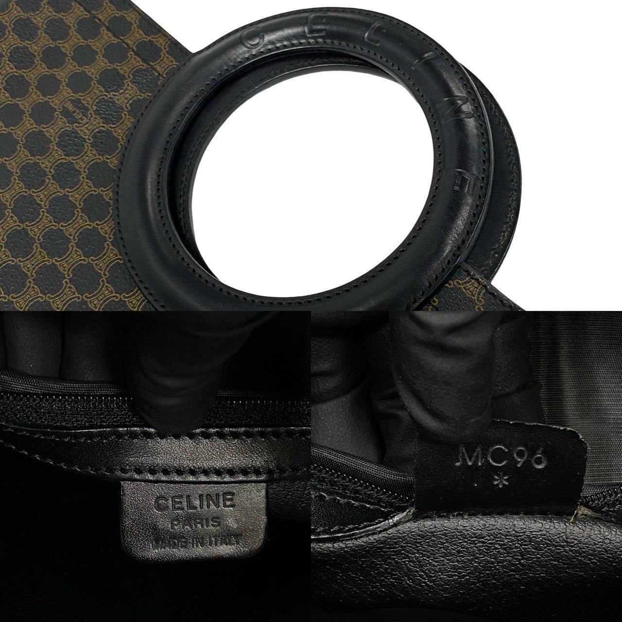 Celine Celine Handbag Black Leather Size ONE SIZE - 3 Thumbnail