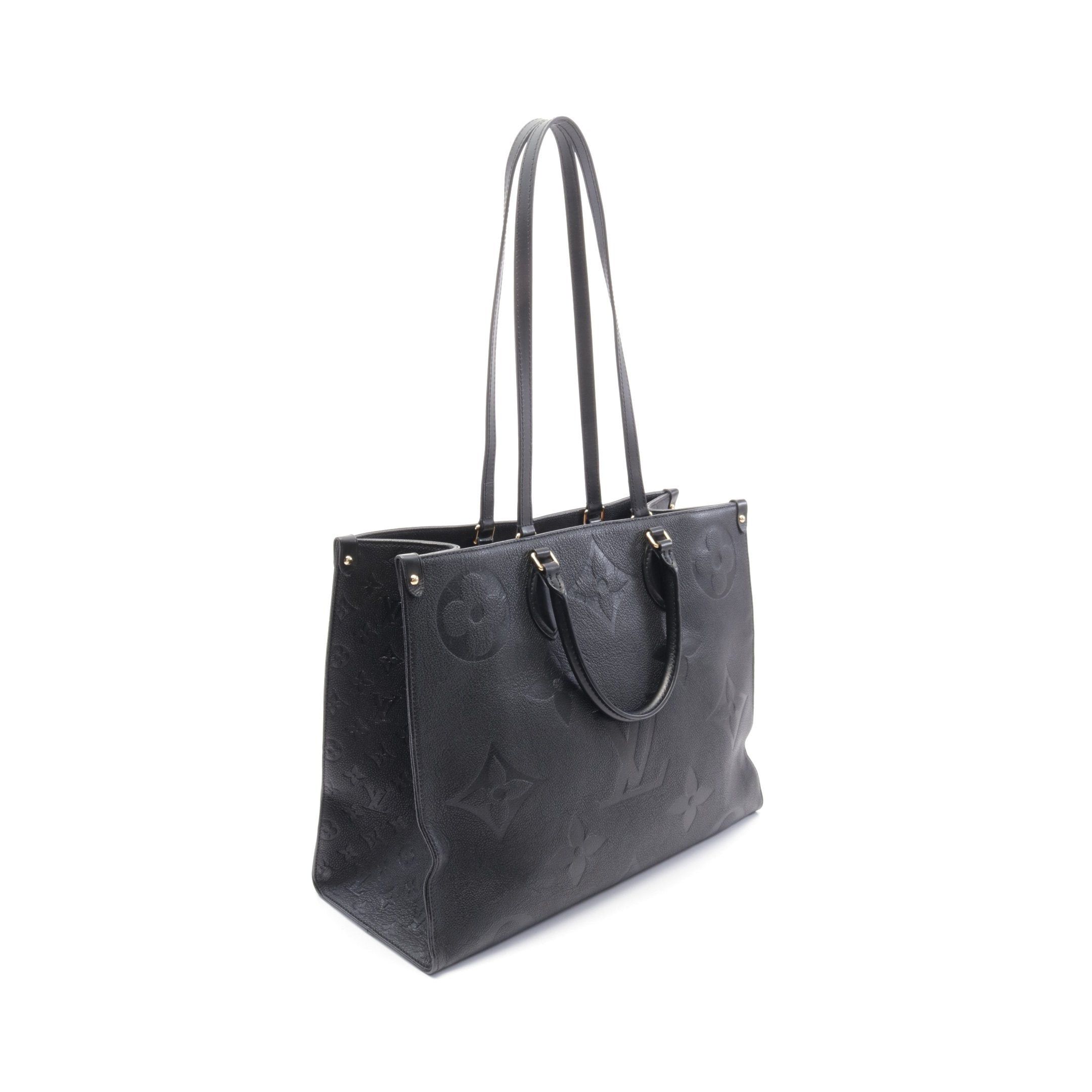Louis Vuitton Louis Vuitton On-The-Go Gm Monogram Empreinte Noir Shoulder Bag Tote Leather Black Size ONE SIZE - 2 Thumbnail