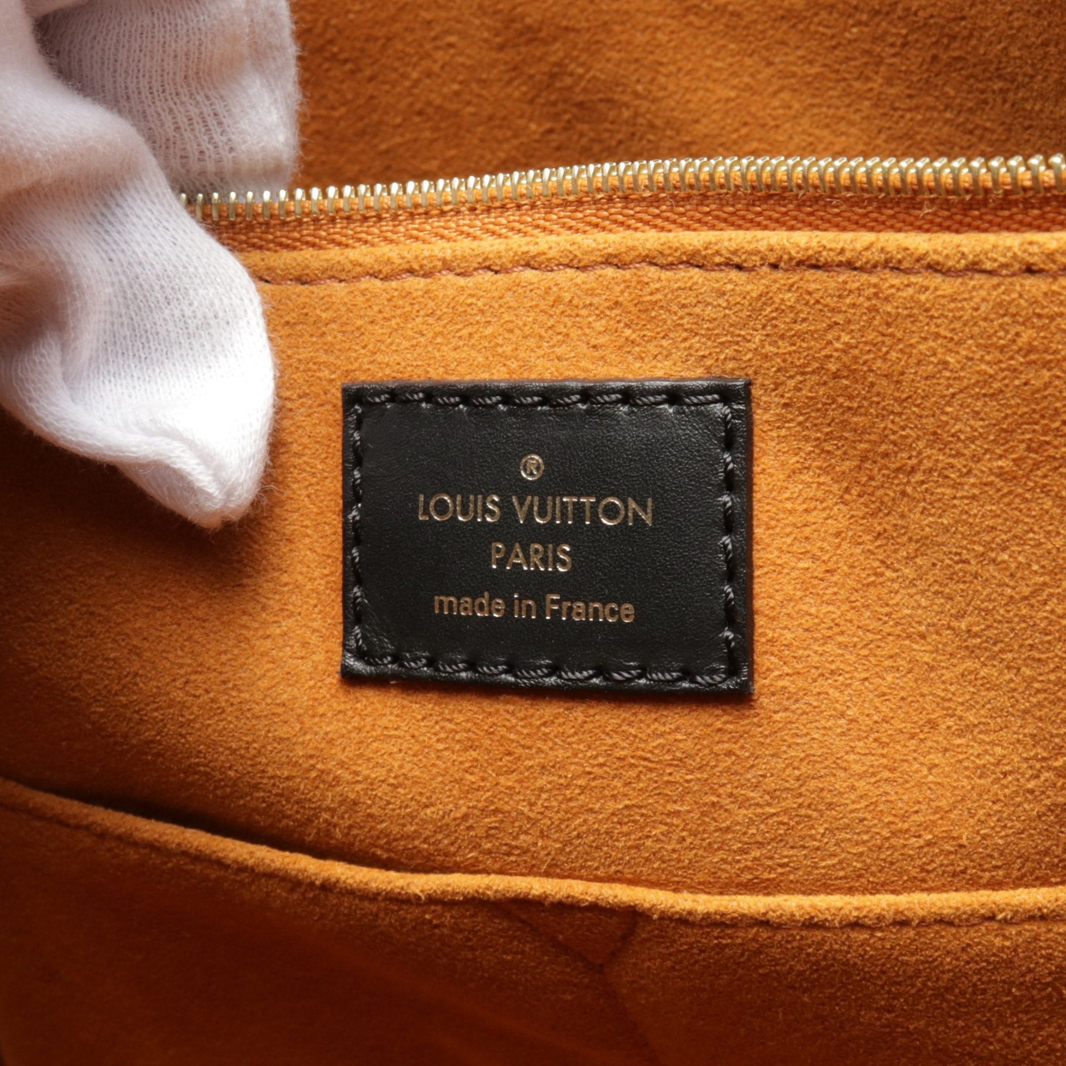 Louis Vuitton Louis Vuitton On-The-Go Gm Monogram Empreinte Noir Shoulder Bag Tote Leather Black Size ONE SIZE - 4 Thumbnail