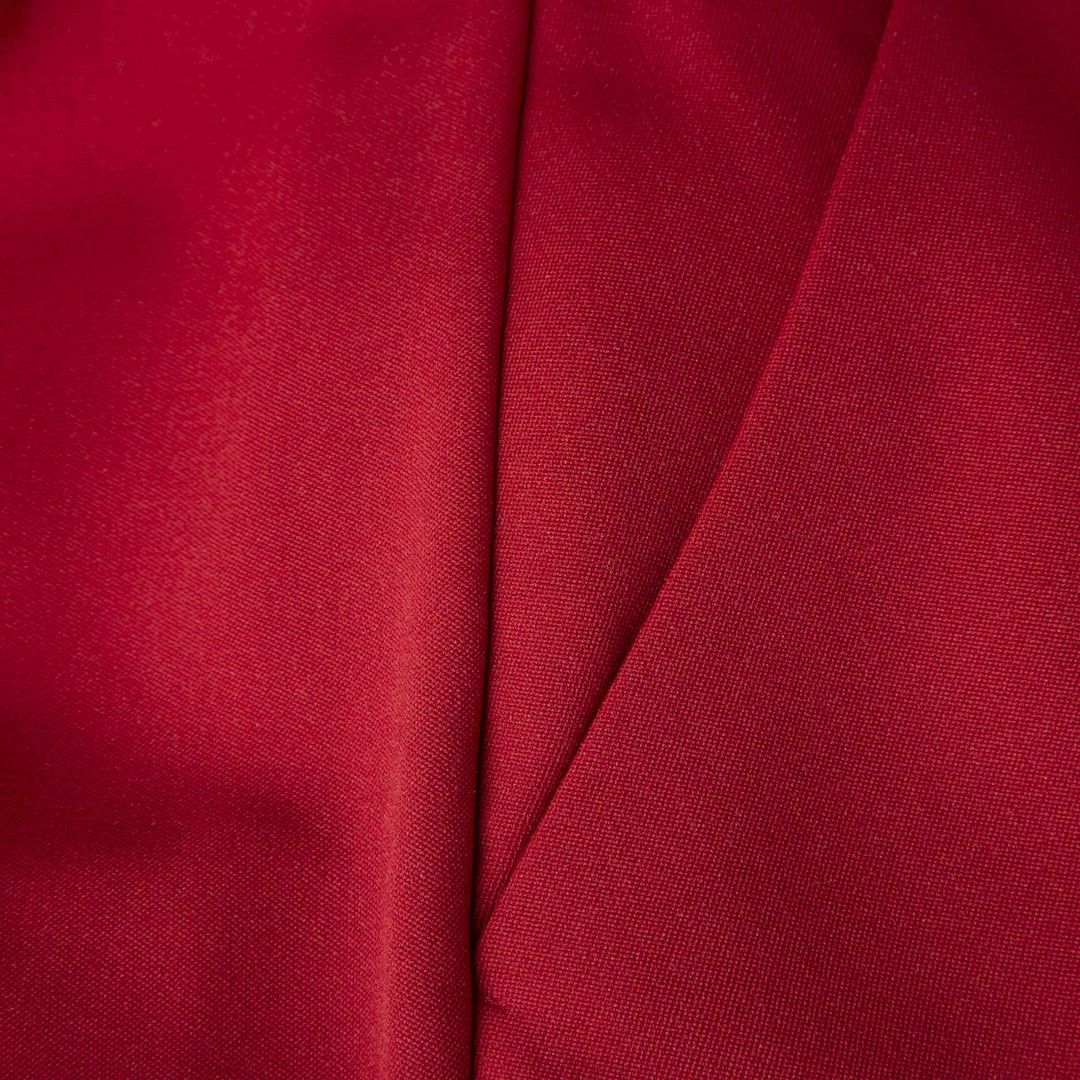Y/Project Red Wool Wrap Side Slit Midi Skirt Size 28" / US 6 / IT 42 - 4 Thumbnail