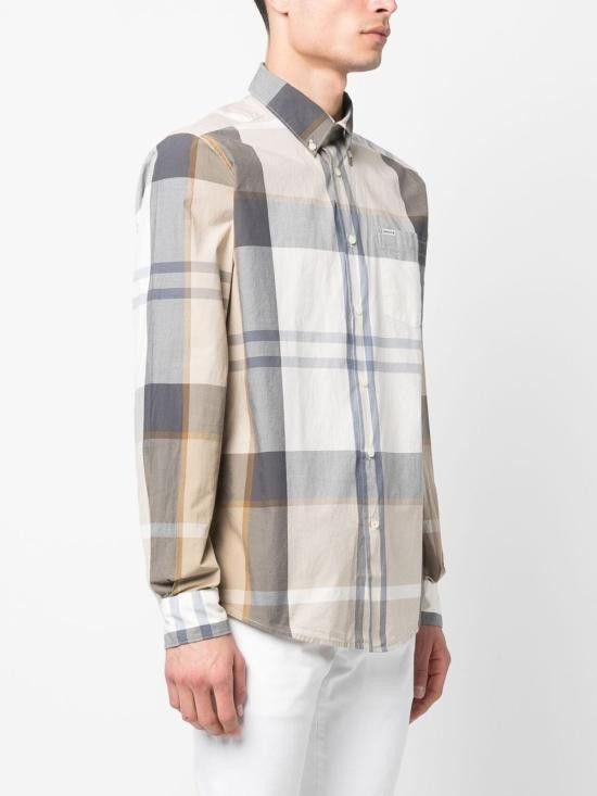 Barbour BARBOUR Men Long Tops MSH5071 TN88 Beige Size US XXL / EU 58 / 5 - 4 Thumbnail