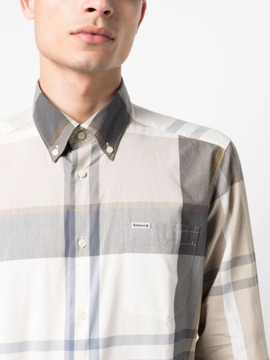 Barbour BARBOUR Men Long Tops MSH5071 TN88 Beige Size US XXL / EU 58 / 5 - 5 Thumbnail