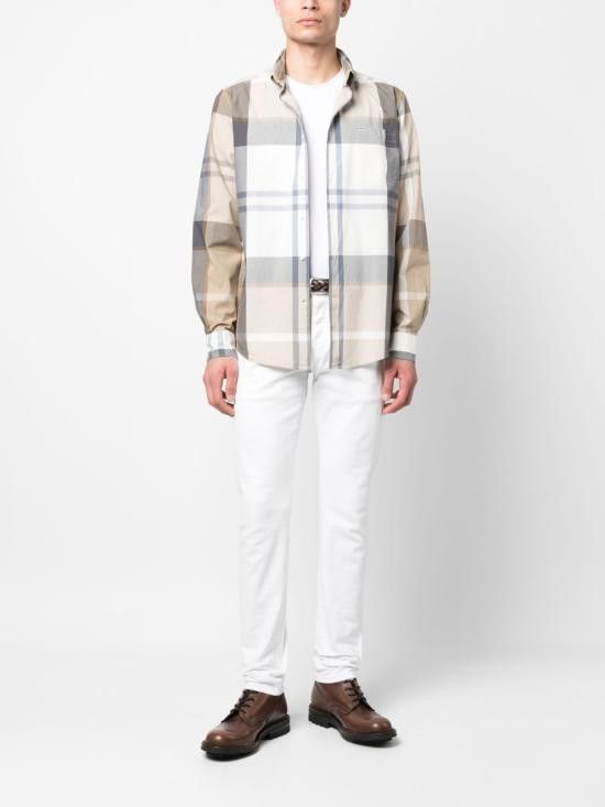 Barbour BARBOUR Men Long Tops MSH5071 TN88 Beige Size US XXL / EU 58 / 5 - 3 Thumbnail