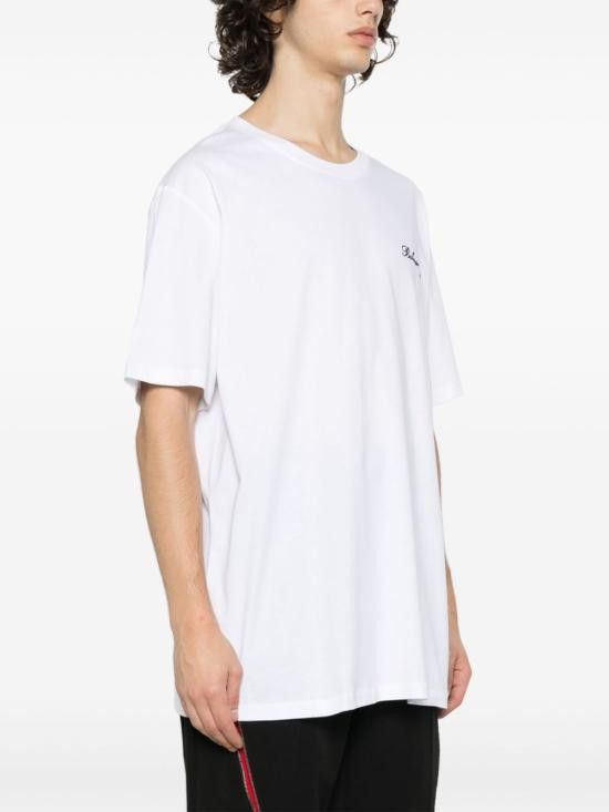 Balmain BALMAIN Men T-Shirts DH1EG010BC68 GAB White Size US XL / EU 56 / 4 - 2 Thumbnail