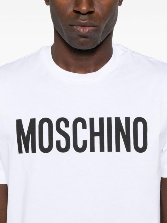 Moschino MOSCHINO Men T-Shirts 251ZZA0720 02411001 White Size US S / EU 44-46 / 1 - 2 Thumbnail