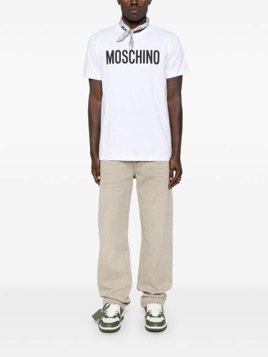 Moschino MOSCHINO Men T-Shirts 251ZZA0720 02411001 White Size US S / EU 44-46 / 1 - 3 Thumbnail