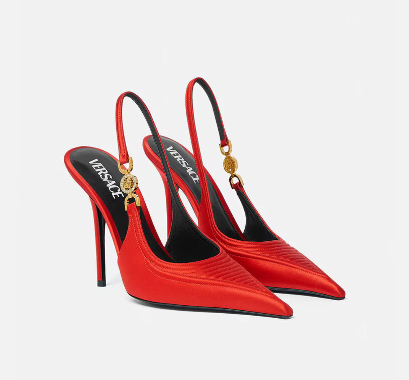 Versace Versace Medusa ‘95 Corset Slingback Pumps 110mm SIZE 40 Size ONE SIZE - 2 Thumbnail