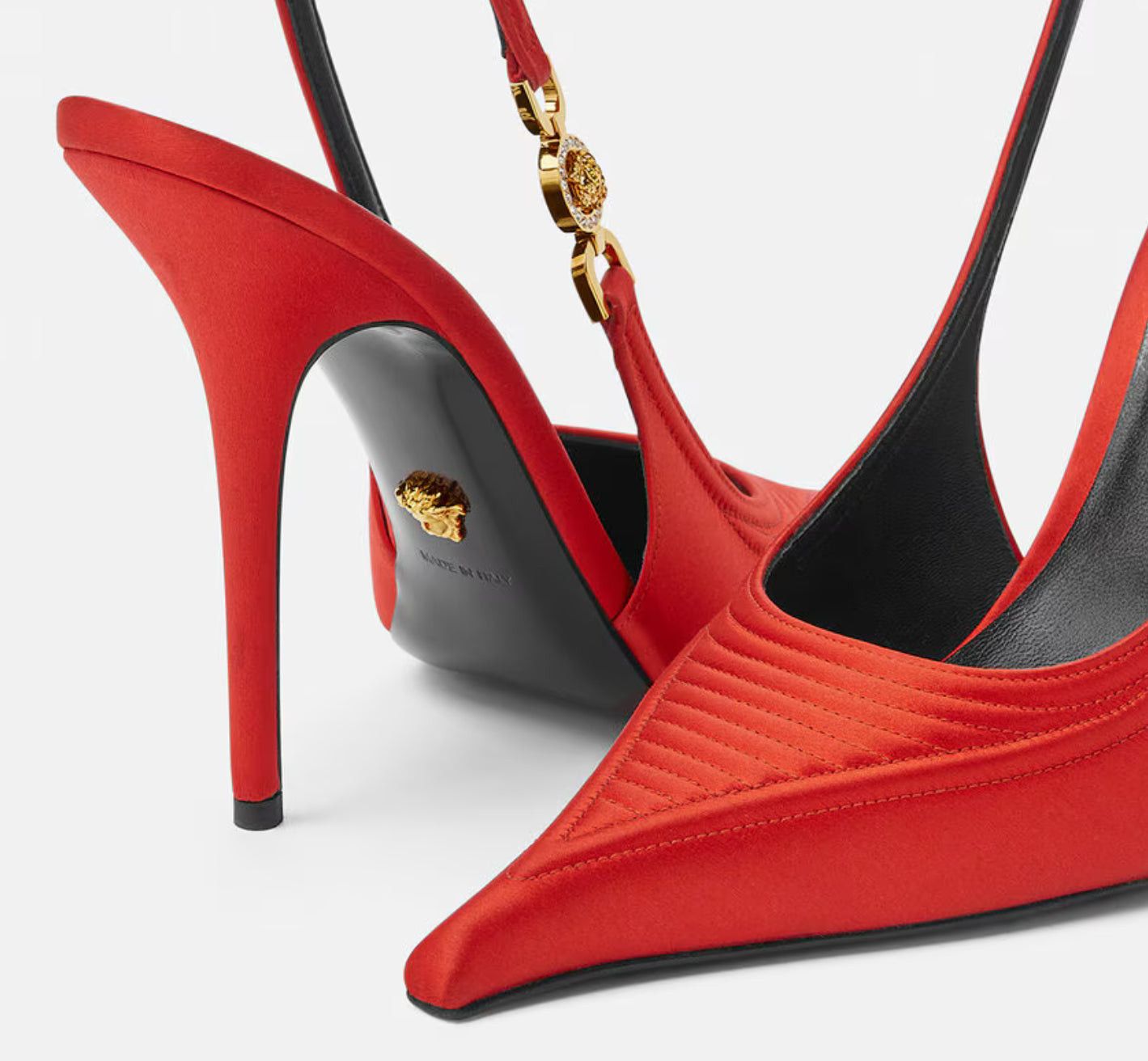 Versace Versace Medusa ‘95 Corset Slingback Pumps 110mm SIZE 41 Size ONE SIZE - 3 Thumbnail