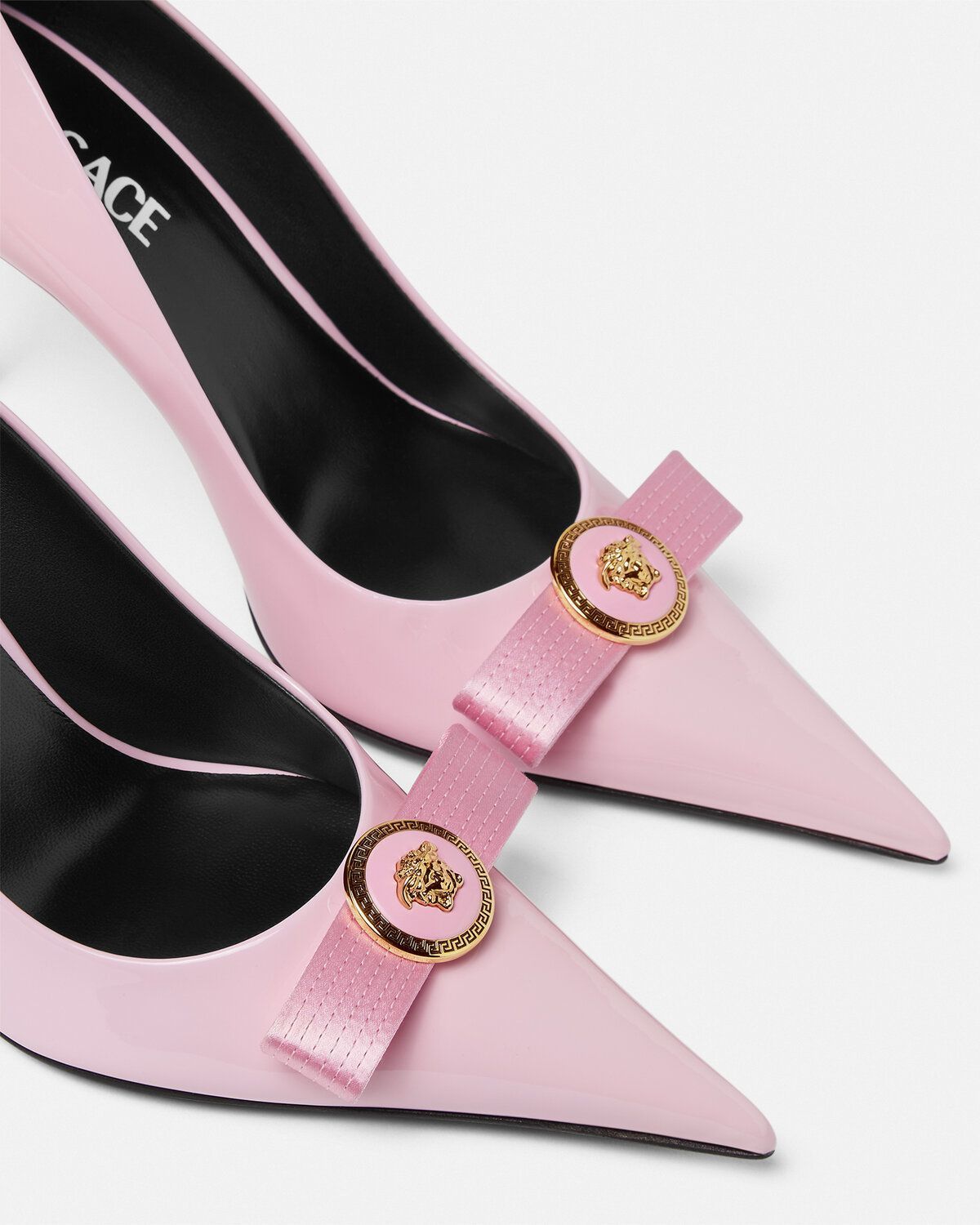 Versace Versace Gianni Ribbon Patent Pumps 85mm SIZE 35 Size ONE SIZE - 3 Thumbnail