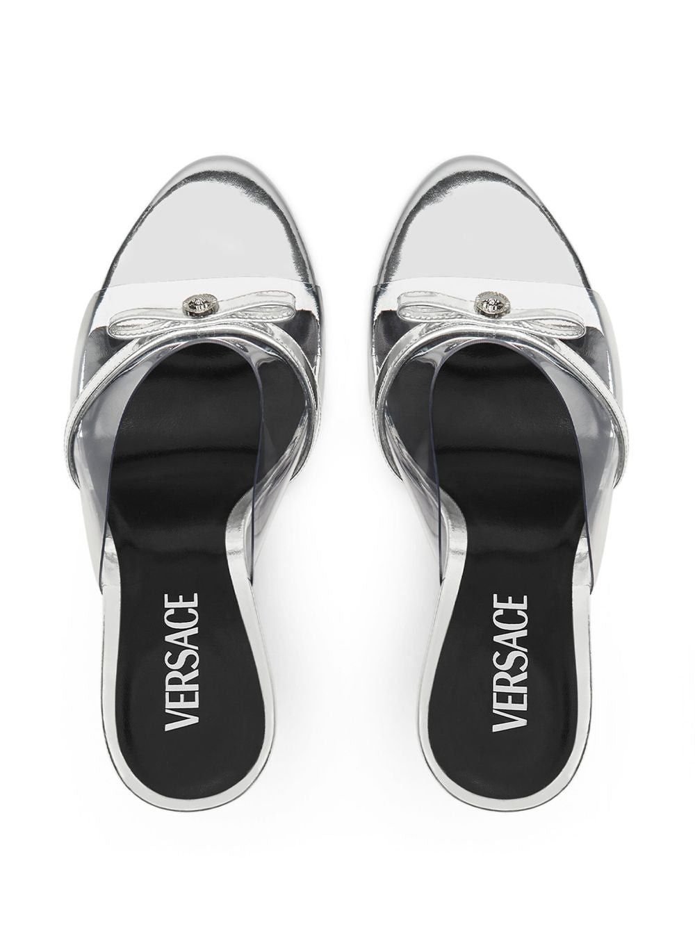 Versace Versace Gianni Ribbon Wedge Mules 95mm SIZE 36 Size ONE SIZE - 4 Thumbnail