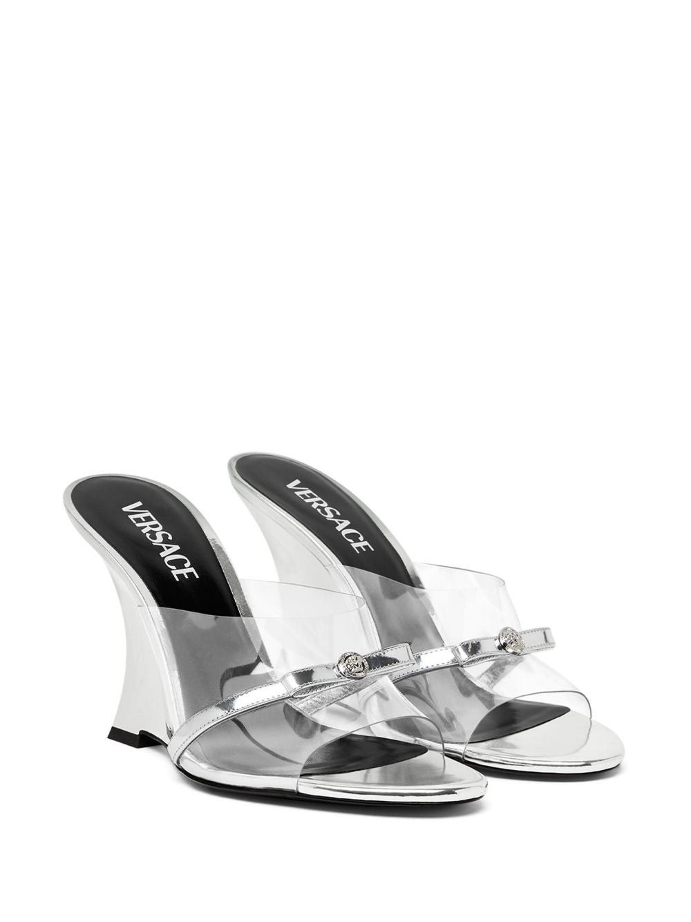 Versace Versace Gianni Ribbon Wedge Mules 95mm SIZE 40 Size ONE SIZE - 2 Thumbnail
