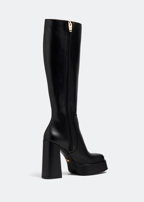 Versace Versace Aevitas Leather Platform Boots 120mm SIZE 40 Size ONE SIZE - 2 Thumbnail
