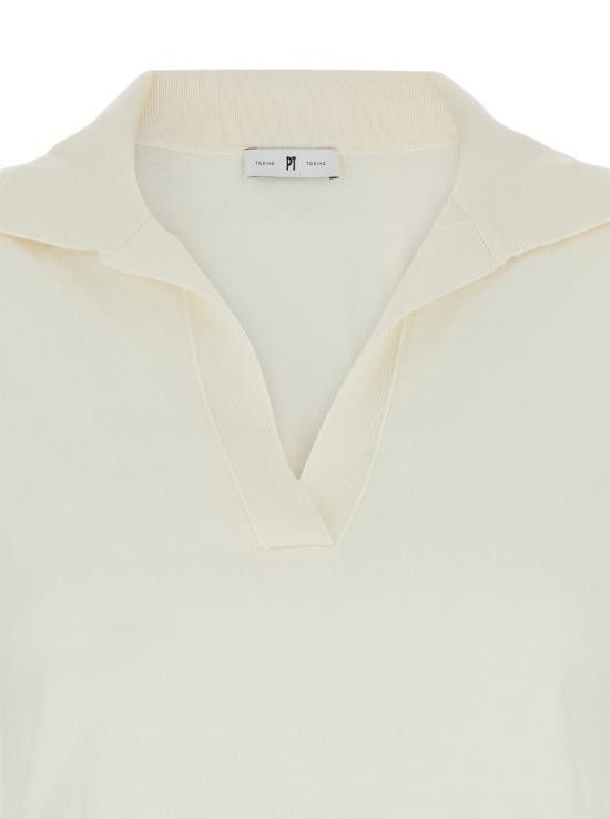 PT Torino PT TORINO Women Jackets TW4SPM180MCP58MGU0015 White Size M / US 6-8 / IT 42-44 - 3 Thumbnail
