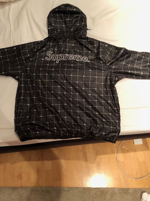 Supreme hot sale lacoste windbreaker