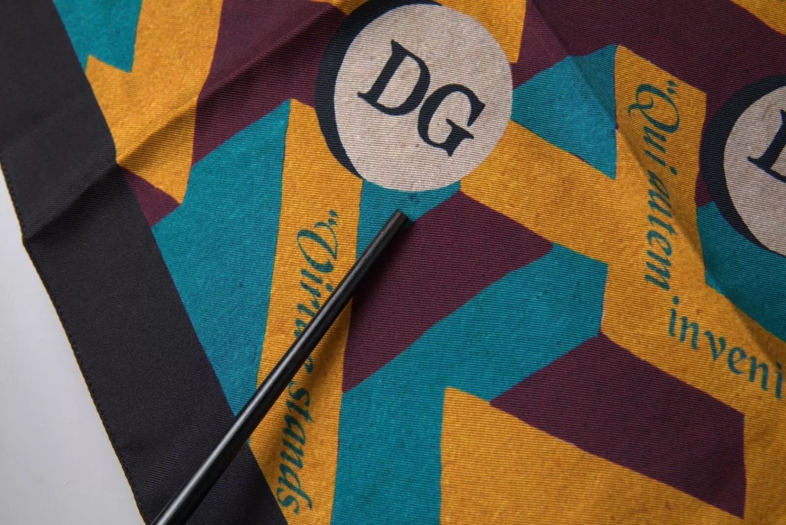 Dolce & Gabbana Multicolor Printed Square Handkerchief Men's Scarf Size ONE SIZE - 6 Thumbnail