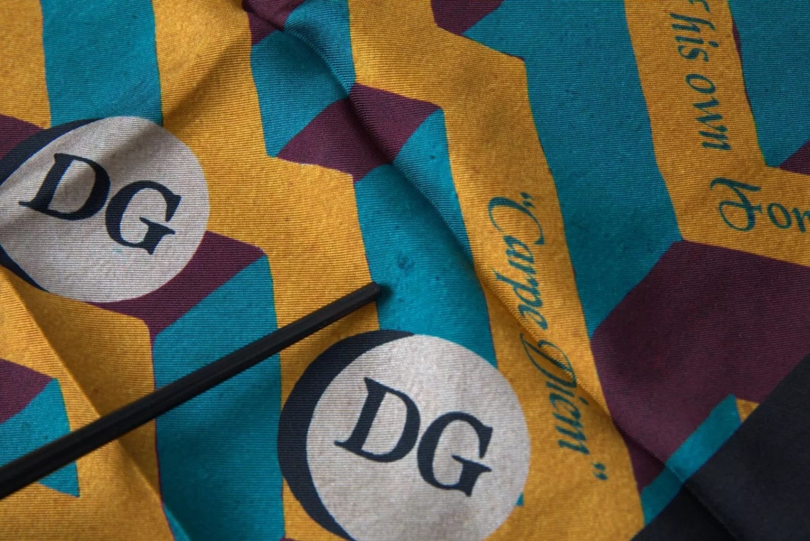 Dolce & Gabbana Multicolor Printed Square Handkerchief Men's Scarf Size ONE SIZE - 5 Thumbnail