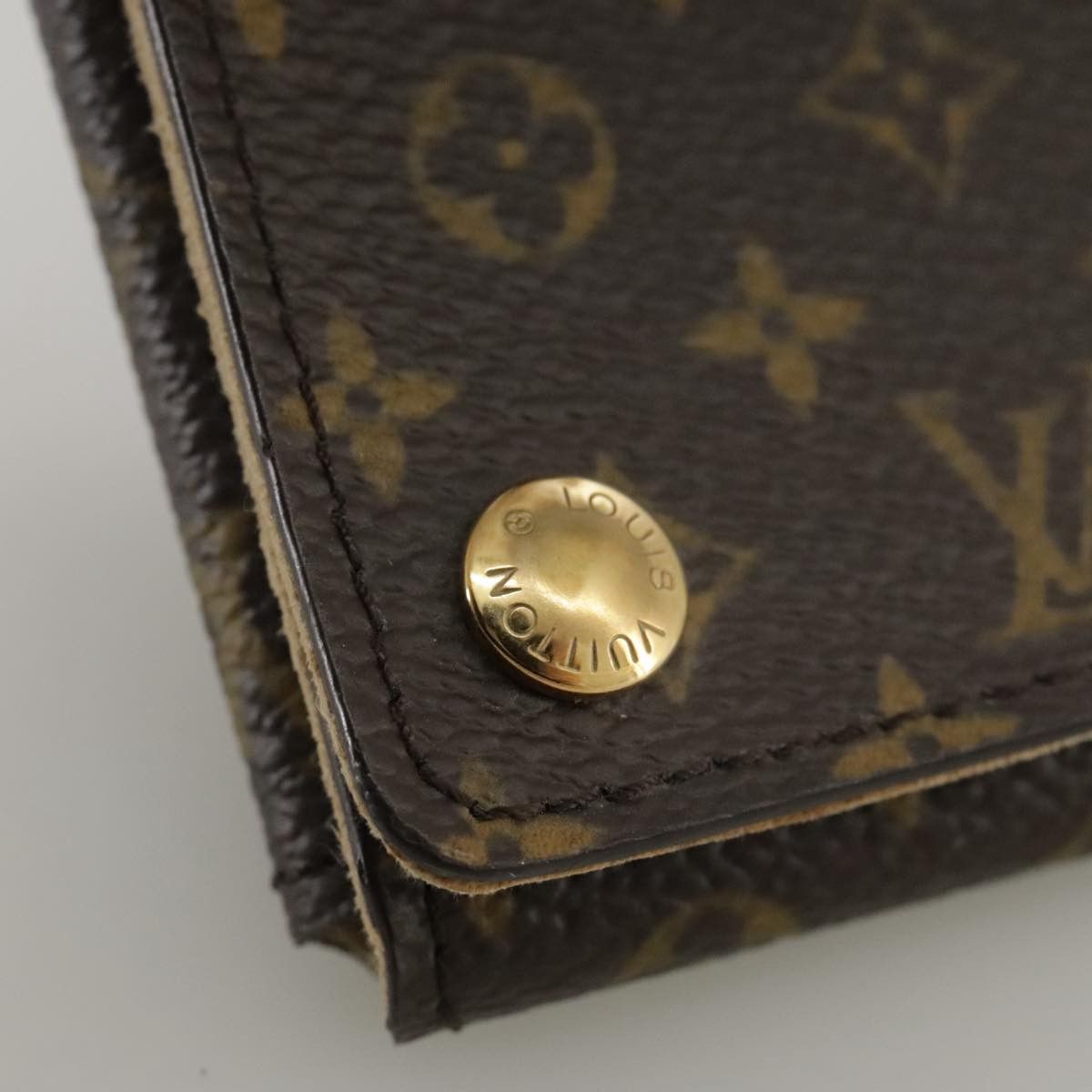 Louis Vuitton Jewelry Case Brown Canvas Wallet (Pre-Owned) Size ONE SIZE - 13 Thumbnail