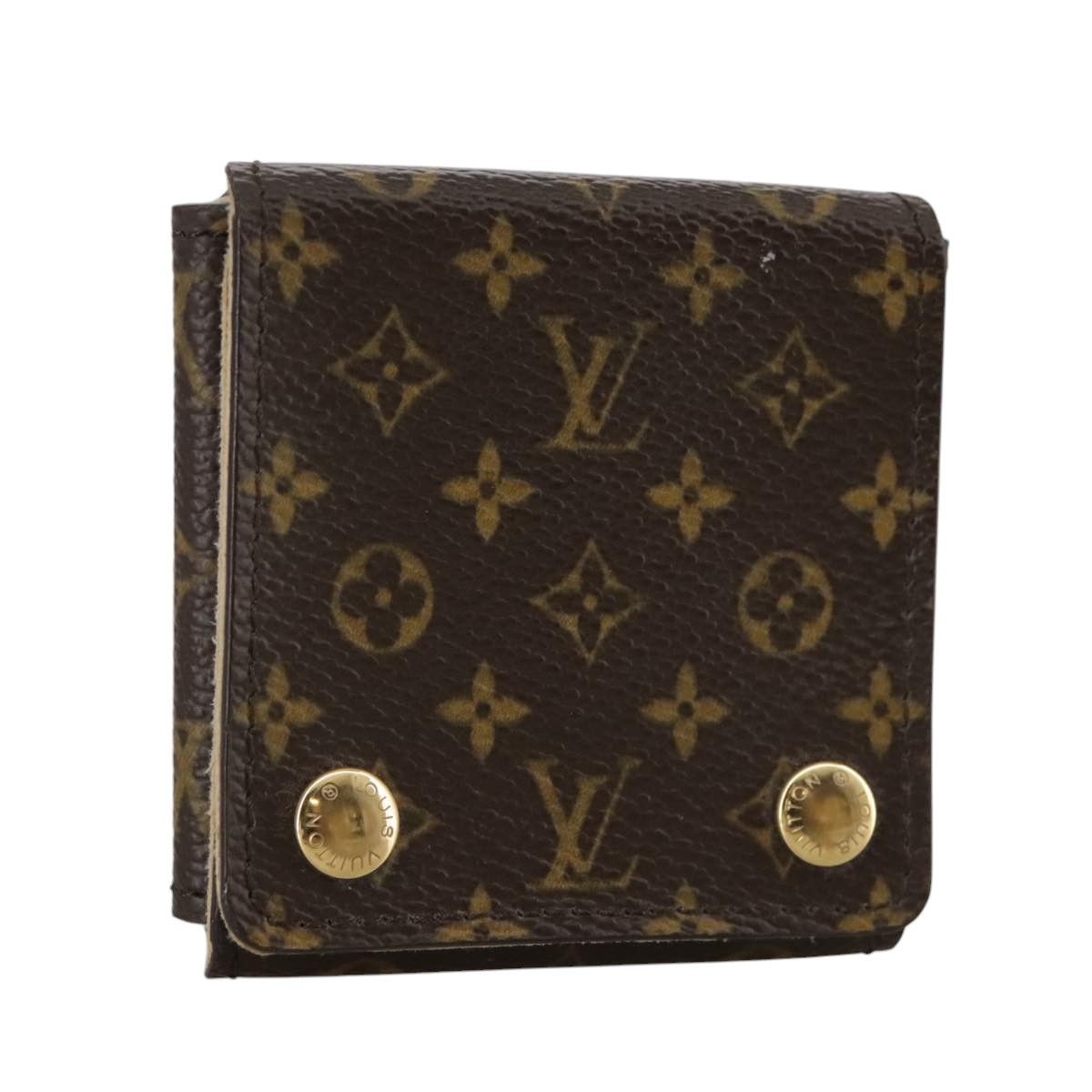 Louis Vuitton Jewelry Case Brown Canvas Wallet (Pre-Owned) Size ONE SIZE - 3 Thumbnail