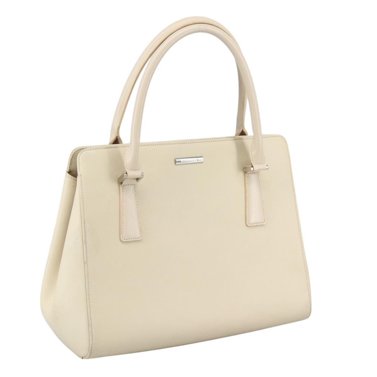 Burberry Beige Leather Handbag (Pre-Owned) Size ONE SIZE - 15 Thumbnail