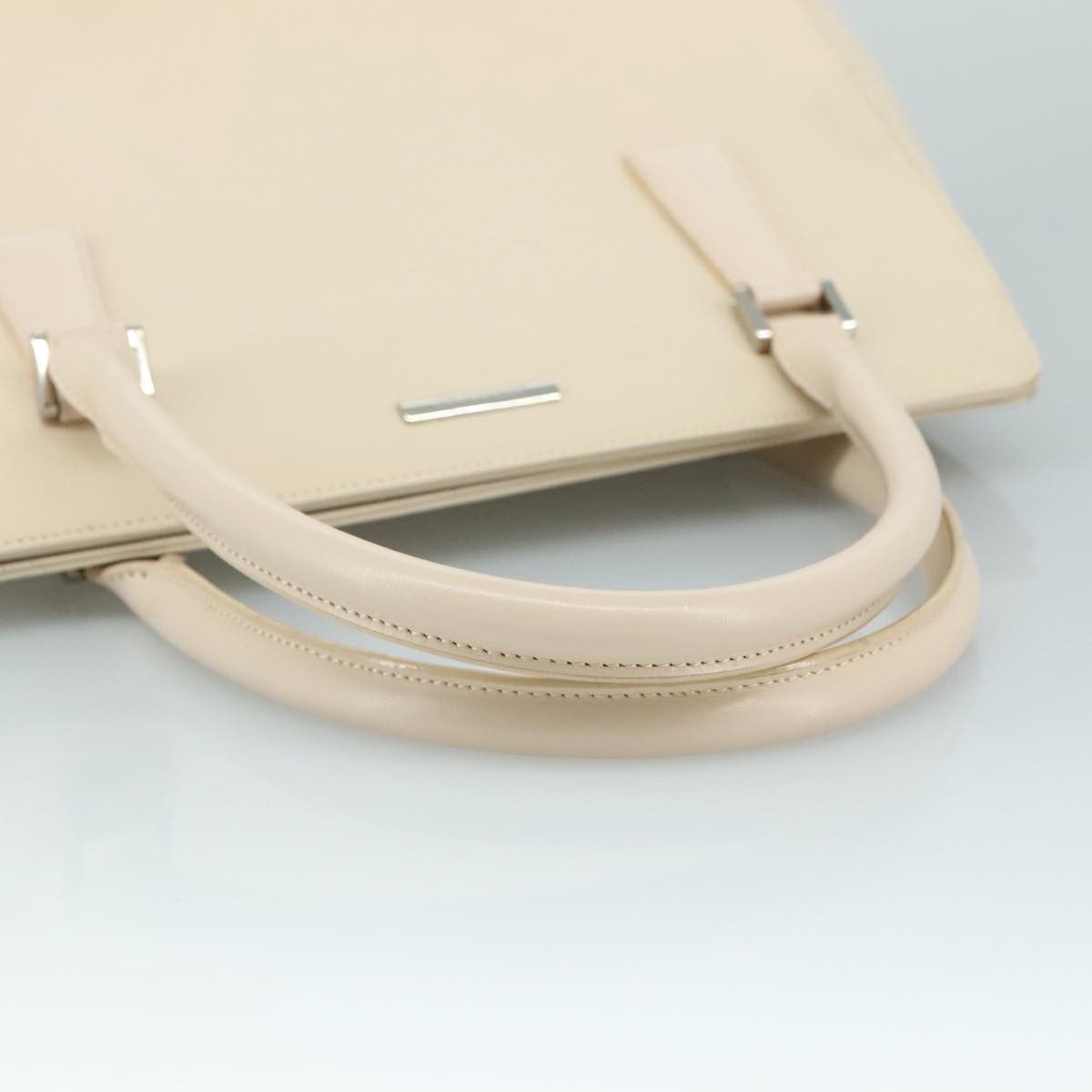 Burberry Beige Leather Handbag (Pre-Owned) Size ONE SIZE - 5 Thumbnail