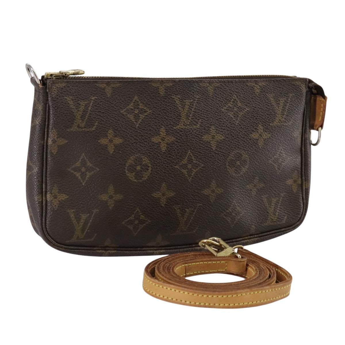 Louis Vuitton Pochette Accessoire Brown Canvas Clutch Bag (Pre-Owned) Size ONE SIZE - 19 Thumbnail