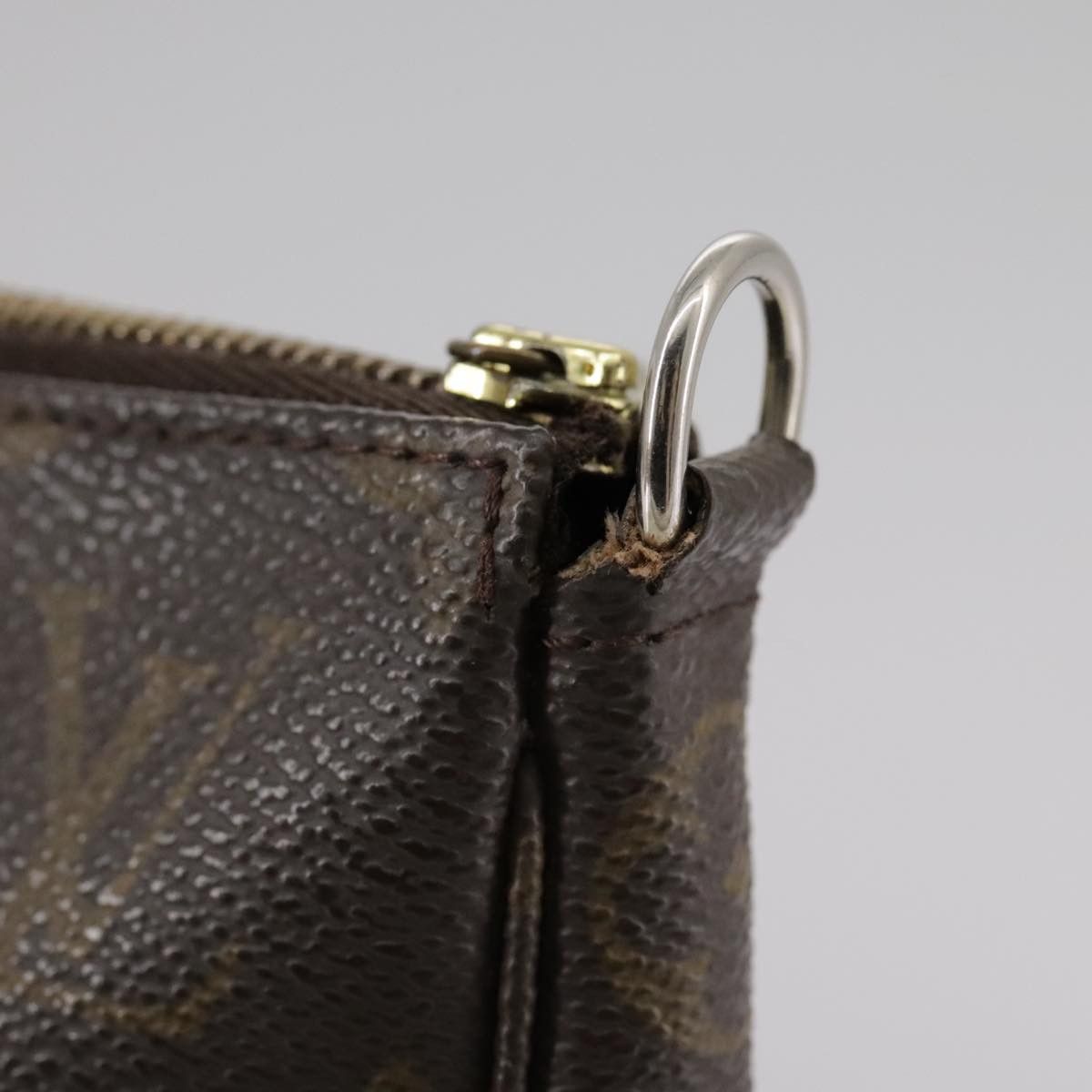 Louis Vuitton Pochette Accessoire Brown Canvas Clutch Bag (Pre-Owned) Size ONE SIZE - 11 Thumbnail