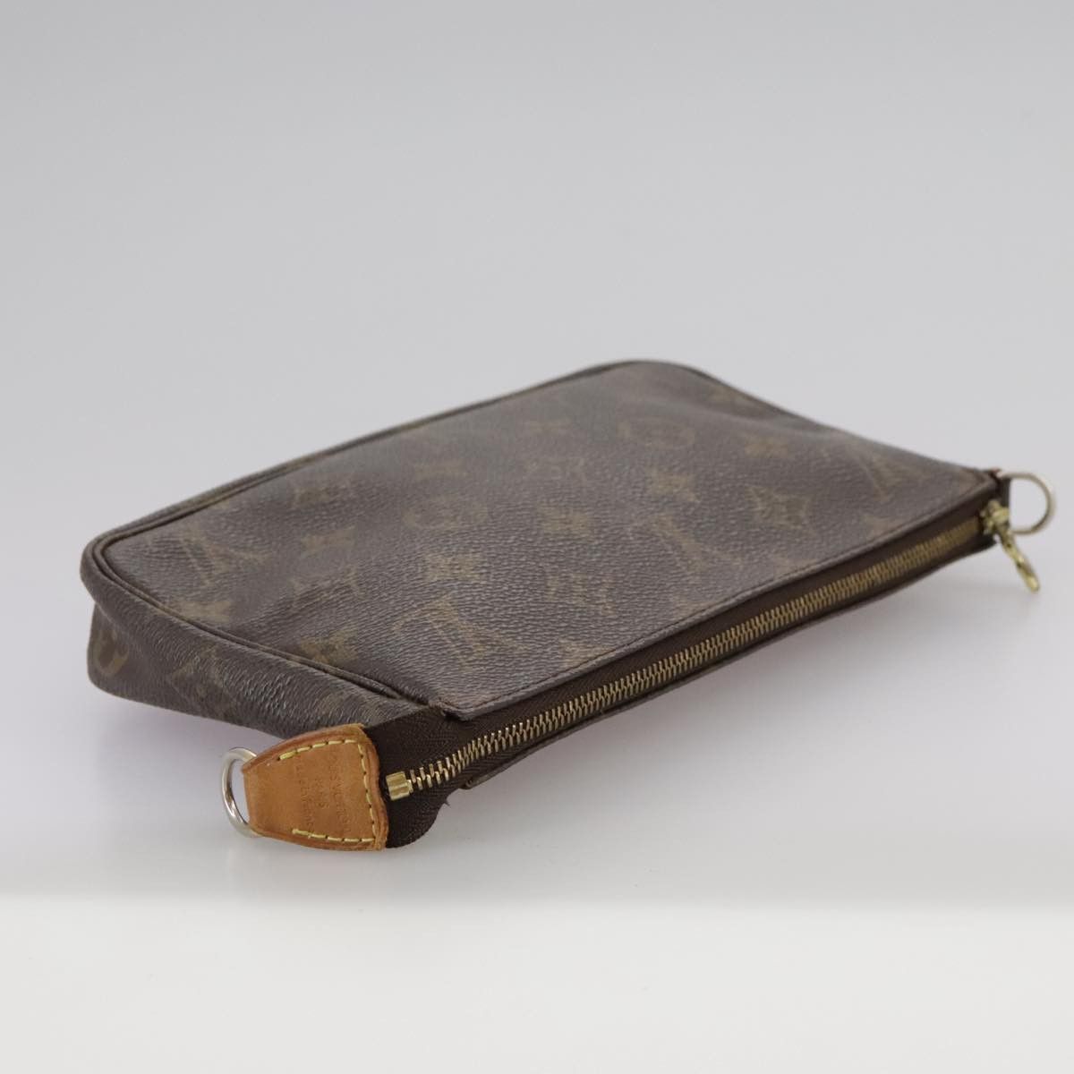 Louis Vuitton Pochette Accessoire Brown Canvas Clutch Bag (Pre-Owned) Size ONE SIZE - 5 Thumbnail