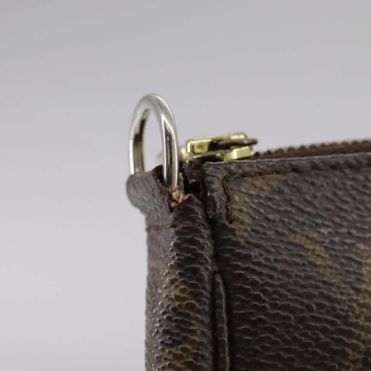 Louis Vuitton Pochette Accessoire Brown Canvas Clutch Bag (Pre-Owned) Size ONE SIZE - 12 Thumbnail